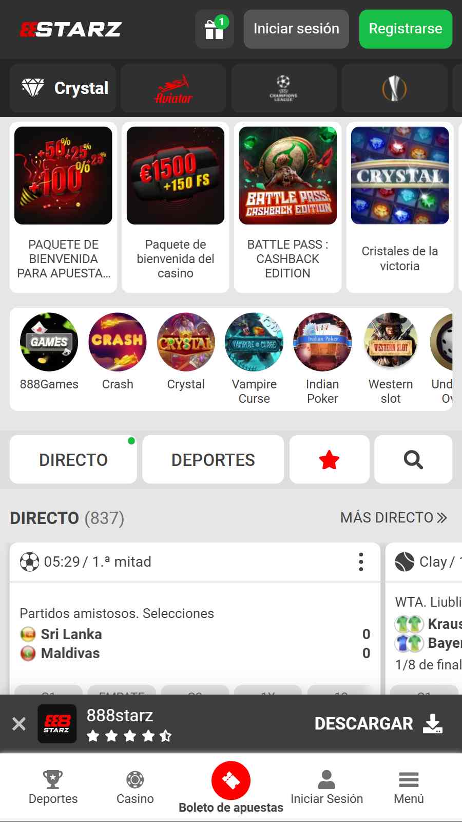 888Starz Main