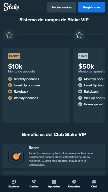 Stake vip program
