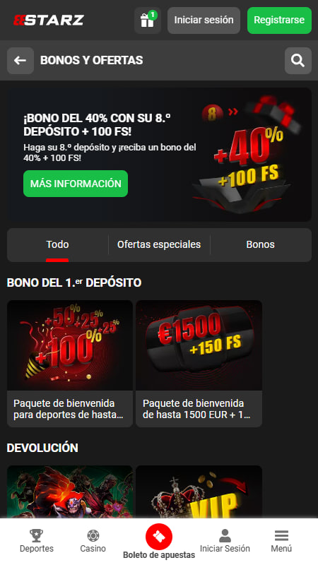 888Starz giros gratis
