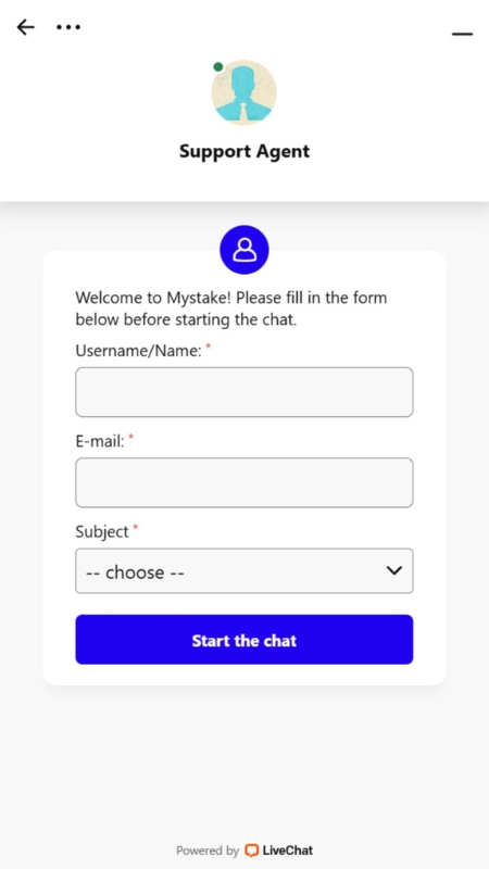 MyStake technical support