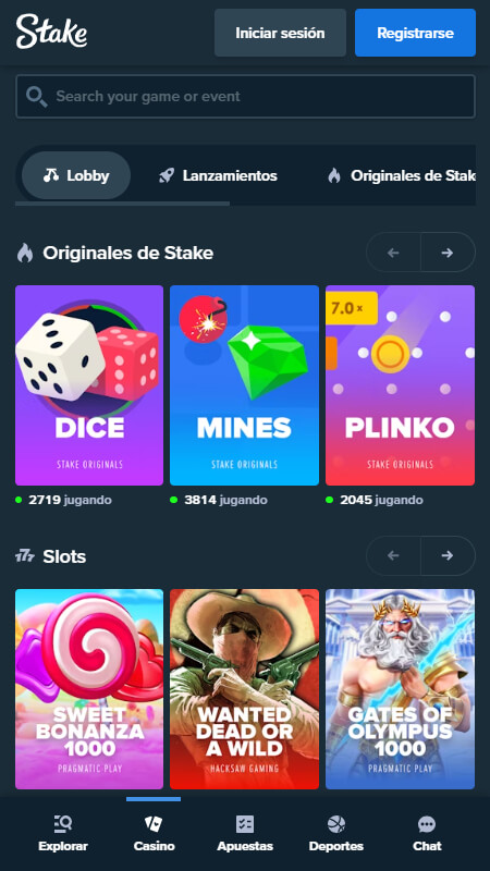 Stake Casino games