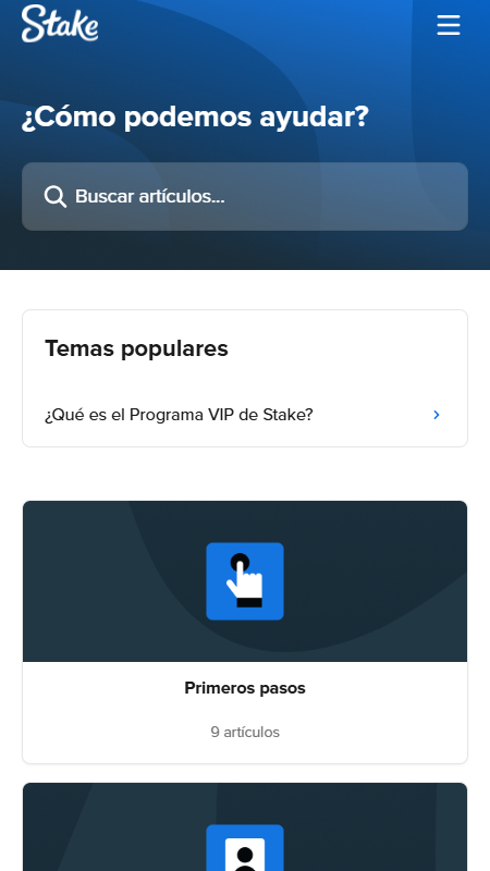 Stake support