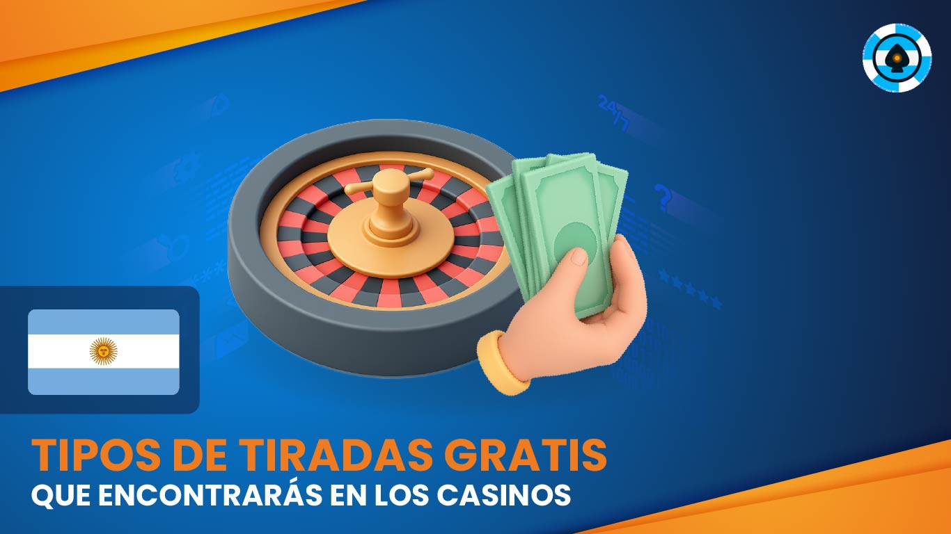 Tipos de tiradas gratis que encontrarás en los casinos online