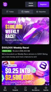 Ofertas promocionales en Shuffle Casino